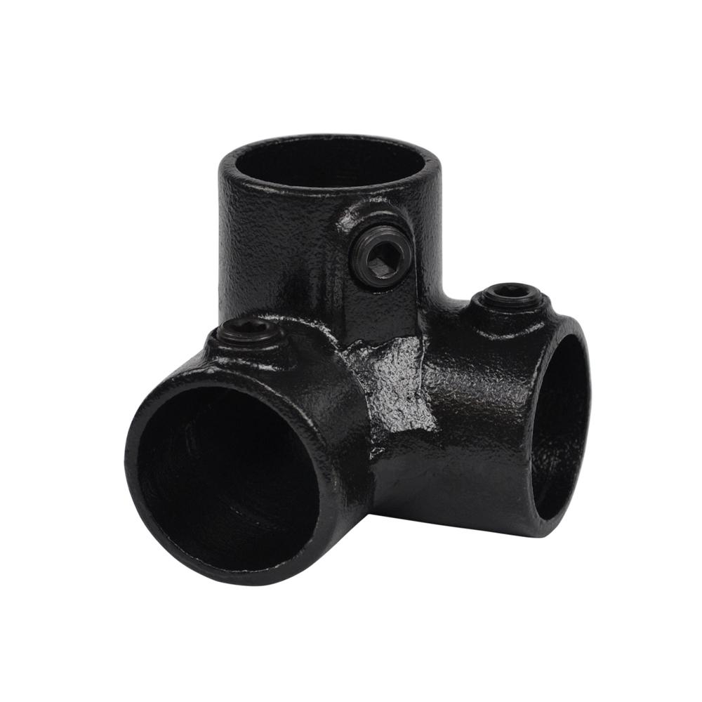Doos Drieweg kniestuk 90° - zwart-D / 42,4 mm (20 stuks)